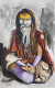 Sadhu (ART-7901-116674) - Handpainted Art Painting - 8in X 10in