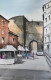 City (ART-7901-117027) - Handpainted Art Painting - 14in X 22in