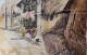 Village Series (ART-7901-116929) - Handpainted Art Painting - 23in X 15in