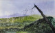 Green Landscape (ART-7901-116935) - Handpainted Art Painting - 22in X 14in