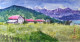 Mountain (ART-7901-116848) - Handpainted Art Painting - 14in X 8in
