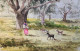 Village Woman (ART-7901-116927) - Handpainted Art Painting - 23in X 15in