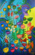 Floral Garden (ART-82-116971) - Handpainted Art Painting - 48in X 72in