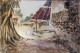 Village Series (ART-7901-116928) - Handpainted Art Painting - 23in X 15in