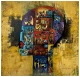 Untold Stories-004 (ART-16405-117159) - Handpainted Art Painting - 36in X 36in