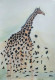Giraffe (ART-17294-113786) - Handpainted Art Painting - 12in X 17in