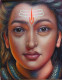 Mahadev Acrylic Painting (ART-15324-117259) - Handpainted Art Painting - 24in X 18in