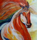 Abstract Horse (PRT-15701-117199) - Canvas Art Print - 22in X 24in
