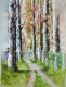 Garden (ART-15604-117376) - Handpainted Art Painting - 11in X 15in