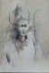Idol Of Shree RM (ART-15604-117371) - Handpainted Art Painting - 8in X 11in