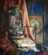 Harrican (ART-7901-117536) - Handpainted Art Painting - 20in X 24in