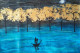 Romantic Couple In Boat Under Golden Trees (ART-17155-115145) - Handpainted Art Painting - 32in X 20in