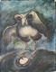 The Egg (ART-8812-117585) - Handpainted Art Painting - 11in X 15in