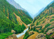 Way To Gangotri I (PRT-2948-117716) - Canvas Art Print - 18in X 13in