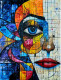 The Observer (ART-17843-117802) - Handpainted Art Painting - 12in X 16in