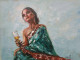 The Pause Between Thoughts (ART-17927-117824) - Handpainted Art Painting - 12in X 9in