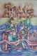 Fishing Women (ART-17761-118003) - Handpainted Art Painting - 11in X 16in