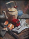 Still Life 3 (ART-16674-117994) - Handpainted Art Painting - 12in X 17in
