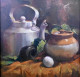 Still Life (ART-16674-117992) - Handpainted Art Painting - 18in X 18in