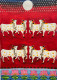 Cows Under The Full Moon : A Tribute To Krishna (PRT-17993-118063) - Canvas Art Print - 13in X 18in