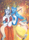 Learning The Flute” (ART-17224-117999) - Handpainted Art Painting - 48in X 36in