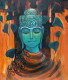 Buddha (ART-17224-118030) - Handpainted Art Painting - 30in X 36in