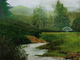 Old Bridge In Munnar (ART-15198-118104) - Handpainted Art Painting - 19in X 16in