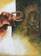 Glory Of Lord Ganesha (ART-2078-117656) - Handpainted Art Painting - 18in X 24in