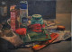 Mother (ART-18009-118469) - Handpainted Art Painting - 16in X 12in