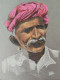 Rajasthani Man (PRT-7901-118296) - Canvas Art Print - 18in X 24in