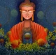 Chetna Series 1 (ART-3702-118704) - Handpainted Art Painting - 36in X 36in