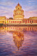 The Great Temple Dakshineswar At Dusk (ART-18033-118496) - Handpainted Art Painting - 12in X 16in