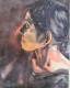 The Lady (ART-18009-118551) - Handpainted Art Painting - 12in X 16in