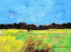 The Field Is Yellow (Landscape) Painting (ART-5244-118620) - Handpainted Art Painting - 24in X 18in