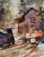 Landscape (ART-18009-118561) - Handpainted Art Painting - 15in X 11in