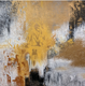 Gold And Black Layers. (ART-8156-118745) - Handpainted Art Painting - 74in X 74in
