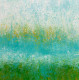 Green Stillness (ART-8156-118760) - Handpainted Art Painting - 20in X 20in