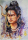 Shiva – The Eternal Meditator (PRT-17209-118769) - Canvas Art Print - 21in X 30in