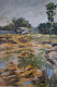 Landscape (ART-18009-118785) - Handpainted Art Painting - 8in X 11in