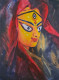 The Lady (ART-18009-118783) - Handpainted Art Painting - 8in X 12in