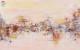 Quiet City (ART-8156-118930) - Handpainted Art Painting - 40in X 60in