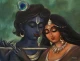 Radhakrishna (ART-3512-119134) - Handpainted Art Painting - 40in X 29in