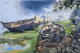 Landscape (ART-18009-119268) - Handpainted Art Painting - 22in X 14in