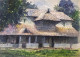 The Koyikkal Palace2 (ART-662-119156) - Handpainted Art Painting - 14in X 10in