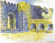 Echoes Of The Citadel (ART-662-119167) - Handpainted Art Painting - 13in X 10in