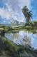 Landscape (ART-18009-119260) - Handpainted Art Painting - 14in X 22in