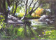 The Silent Ripples (ART-662-119158) - Handpainted Art Painting - 14in X 10in