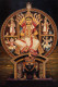 Godess Durga And Her Devine Family (ART-18033-119335) - Handpainted Art Painting - 20in X 24in