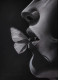 Silent Kiss (ART-18115-119322) - Handpainted Art Painting - 8in X 12in