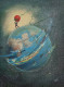 The Gardener Of Gravity (ART-17927-119346) - Handpainted Art Painting - 11in X 15in